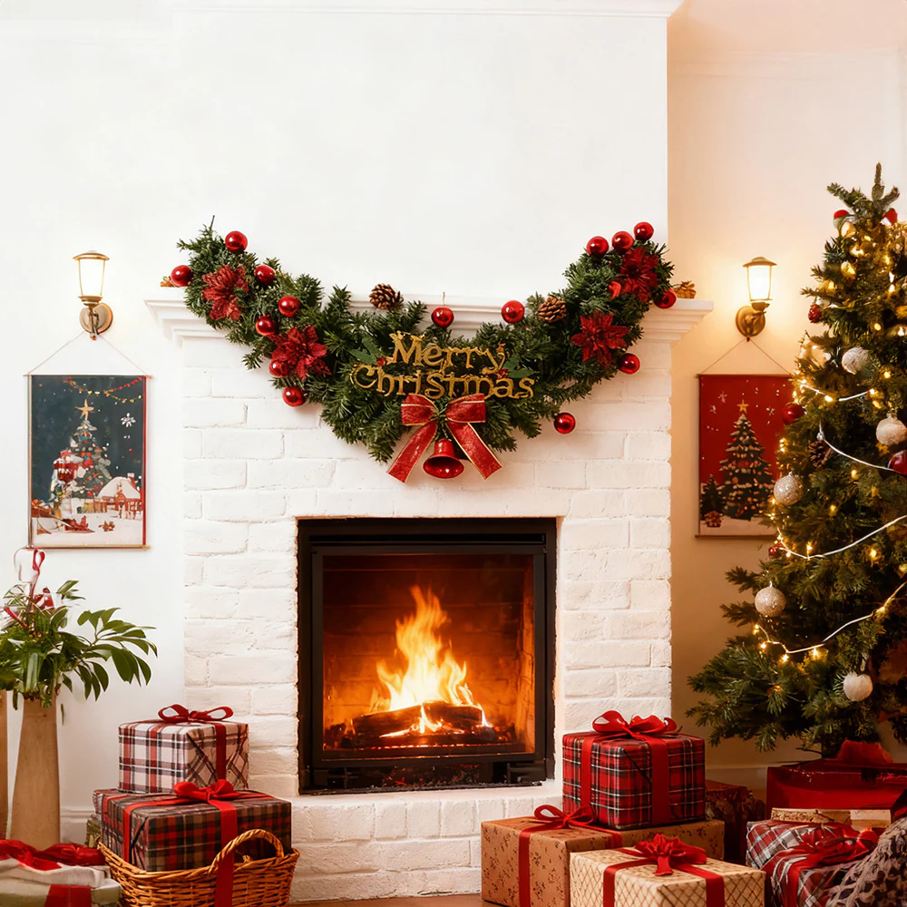 Lifeideas Elegant Christmas Wreath - Image 2