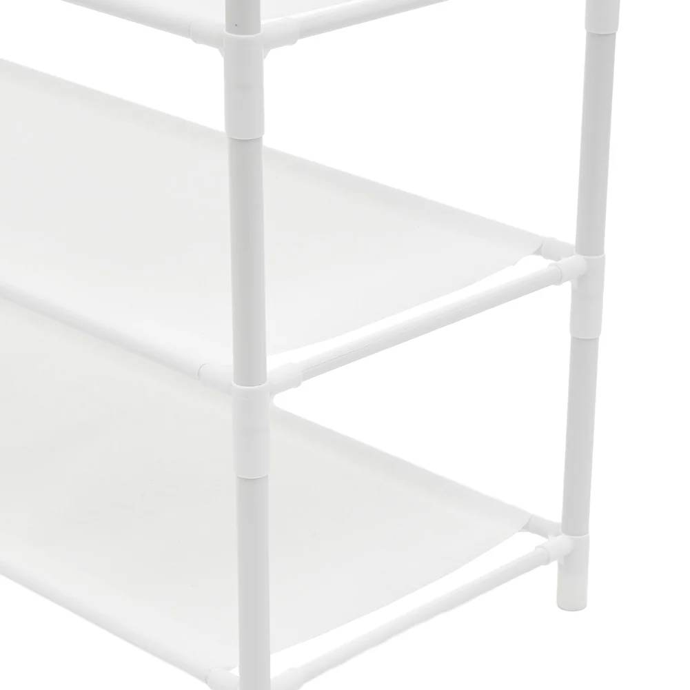 Lifeideas Entryway 4 Tier Shoe Rack with Coat Hanger - Image 8