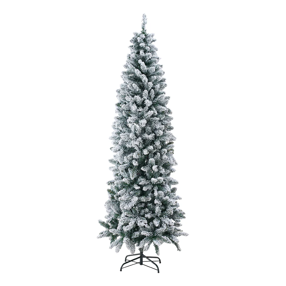 Lifeideas Flocked Christmas Tree with Sturdy X-Frame Stand - Image 2
