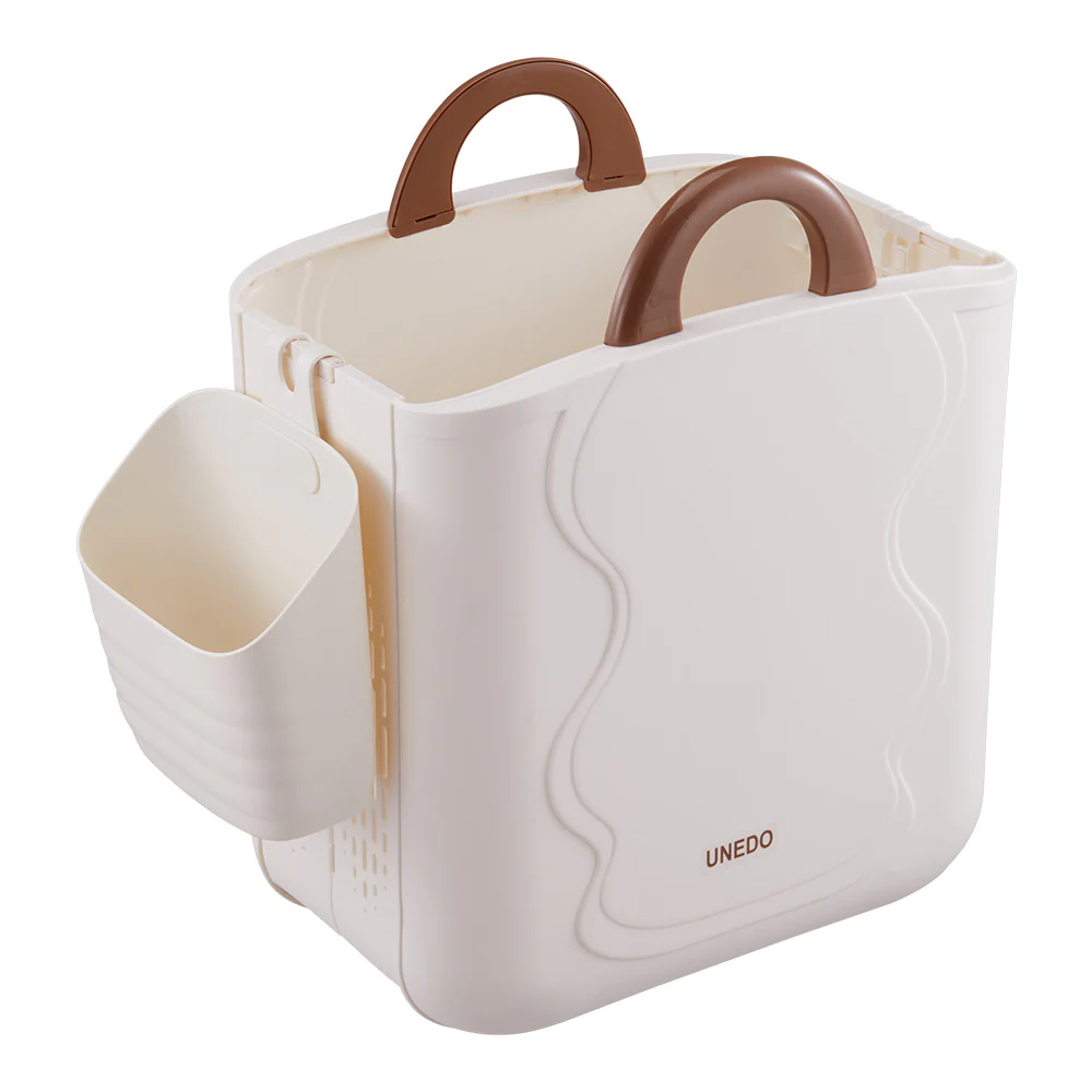 Lifeideas Foldable Laundry Basket with Underwear Basket - Image 4