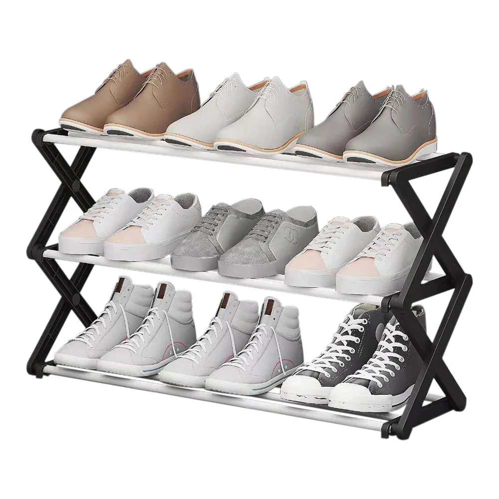 Lifeideas Foldable Multi-Tier Metal Shoe Rack - Image 3