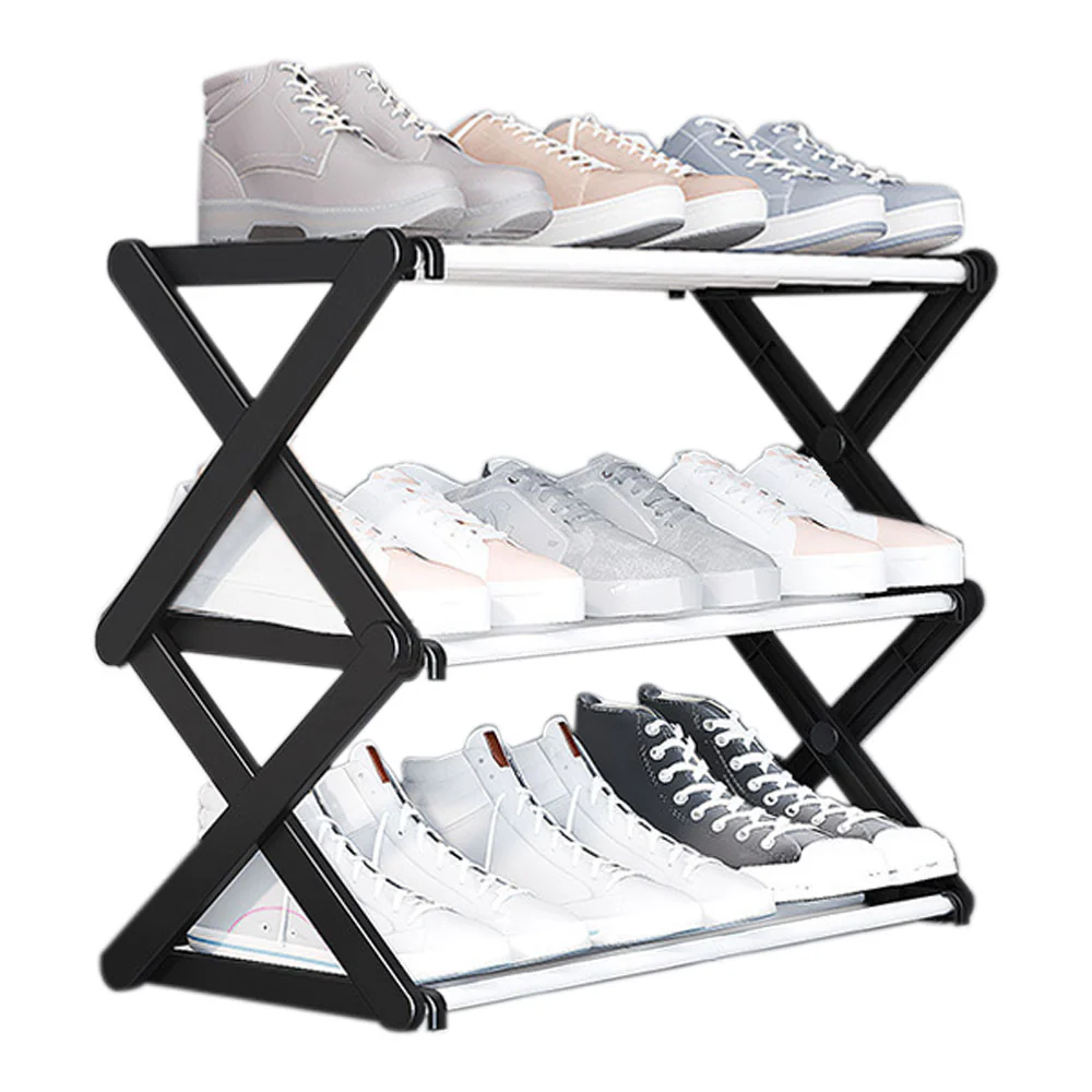 Lifeideas Foldable Multi-Tier Metal Shoe Rack - Image 4