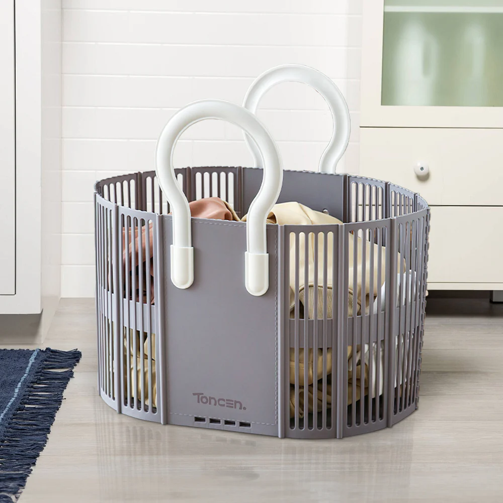 Lifeideas Foldable Plastic Laundry Basket