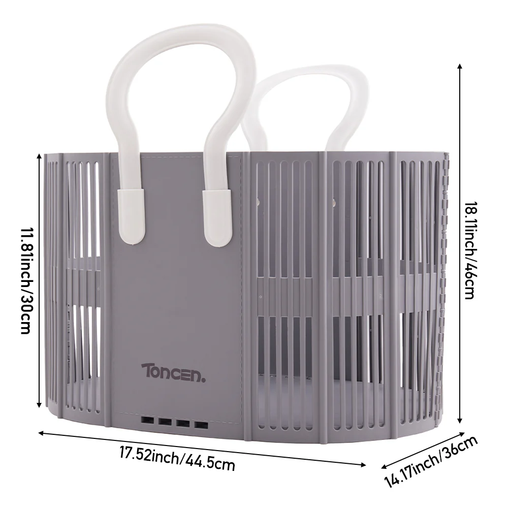 Lifeideas Foldable Plastic Laundry Basket - Image 8