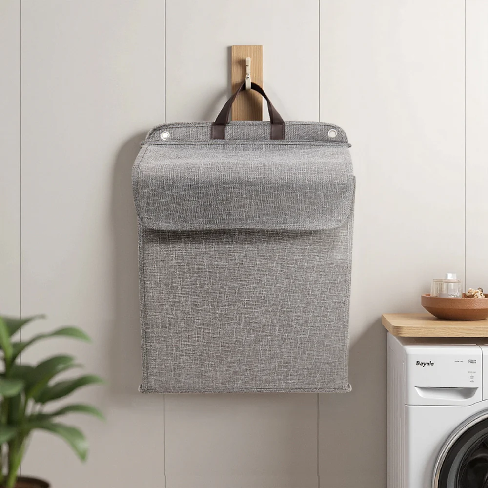 Lifeideas Foldable Washable Hanging Laundry Basket - Image 2