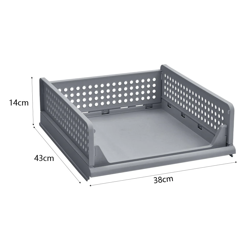 Lifeideas Folding Wardrobe Storage Box Drawer Organizer - Image 9