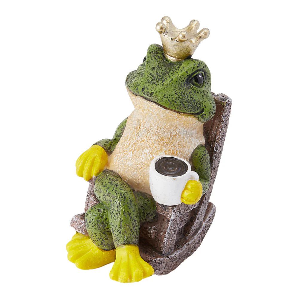 Lifeideas Frog Prince Figurine Resin Tabletop Ornament - Image 4