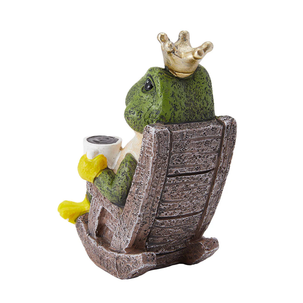 Lifeideas Frog Prince Figurine Resin Tabletop Ornament - Image 5