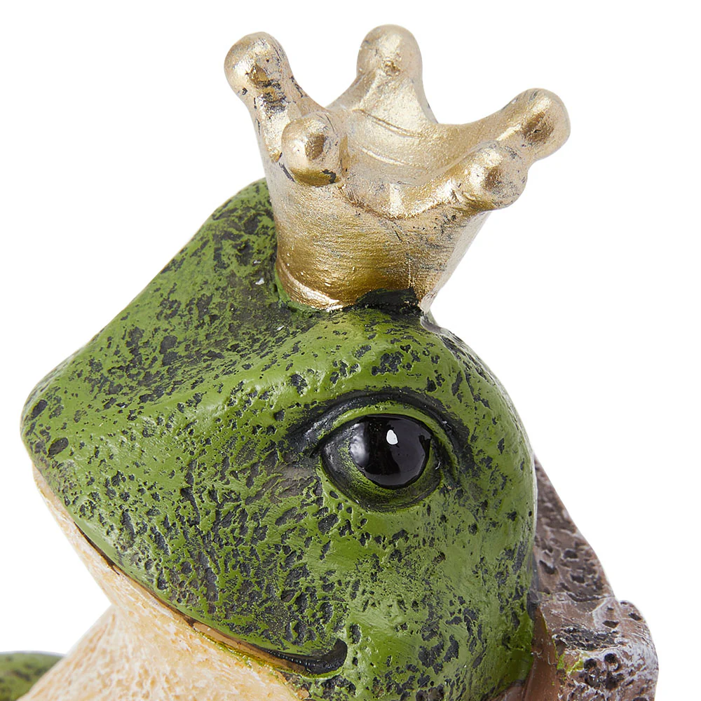 Lifeideas Frog Prince Figurine Resin Tabletop Ornament - Image 6
