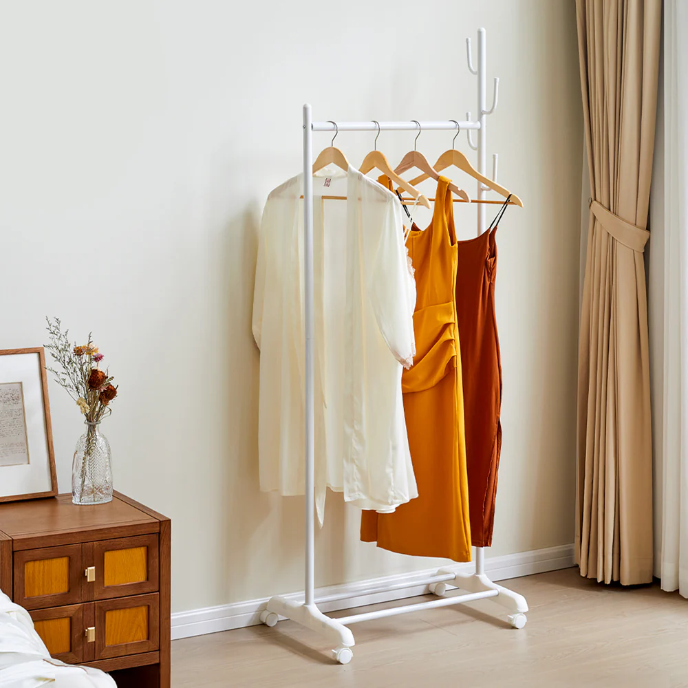 Lifeideas Garment Hanging Rack on Wheels - Image 2