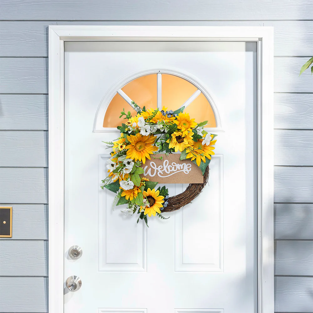 Lifeideas Hanging Silk Sunflower Decoration