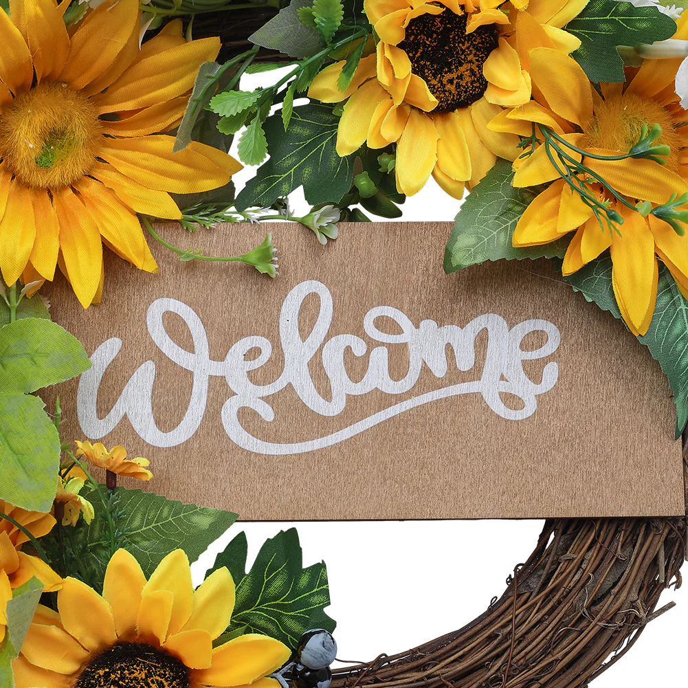 Lifeideas Hanging Silk Sunflower Decoration - Image 3