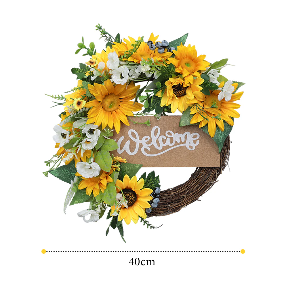 Lifeideas Hanging Silk Sunflower Decoration - Image 7