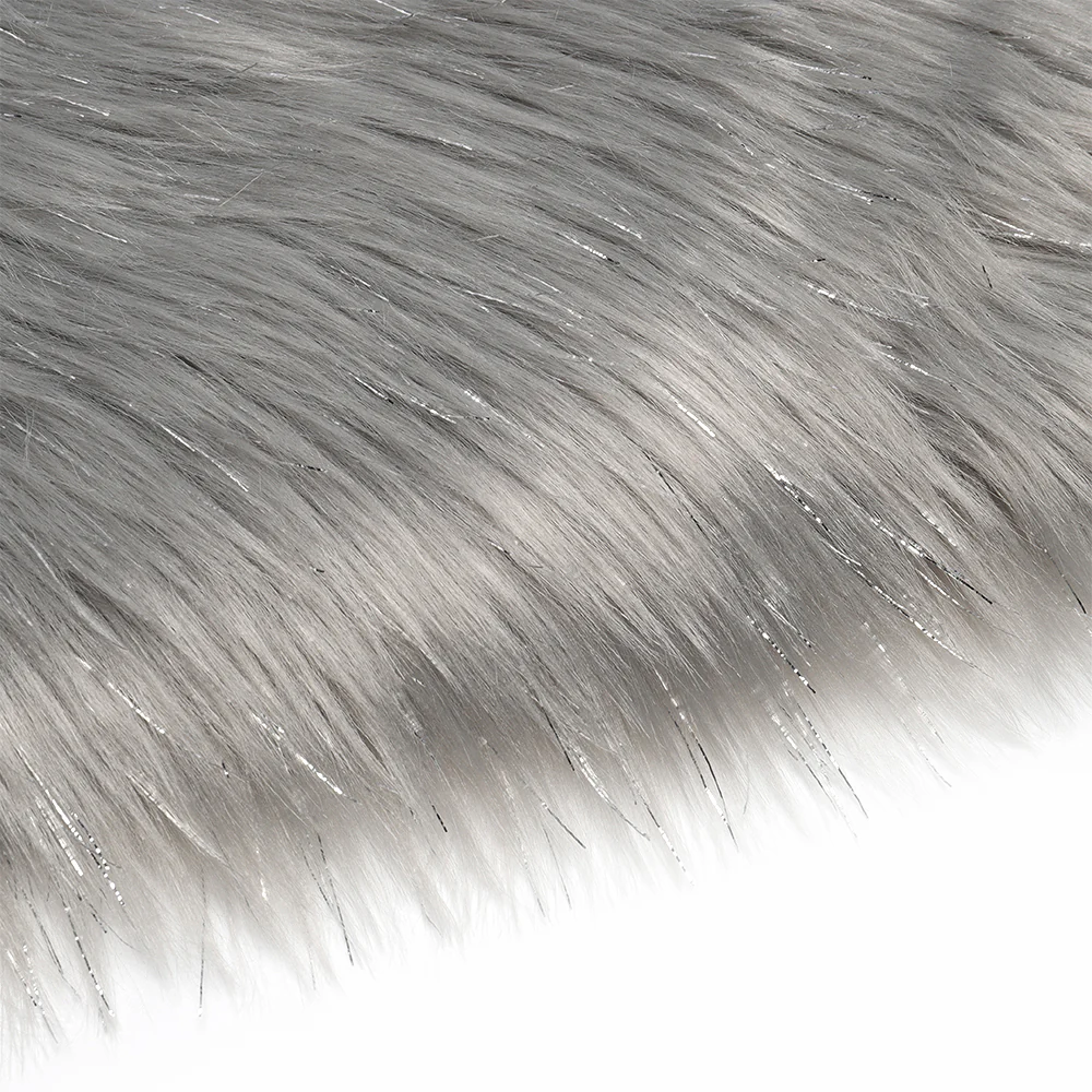 Lifeideas Heart Shaped Super Soft Shaggy Area Rug Grey - Image 5
