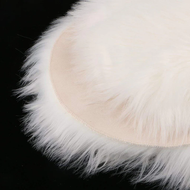 Lifeideas Heart Shaped Super Soft Shaggy Area Rug White - Image 5