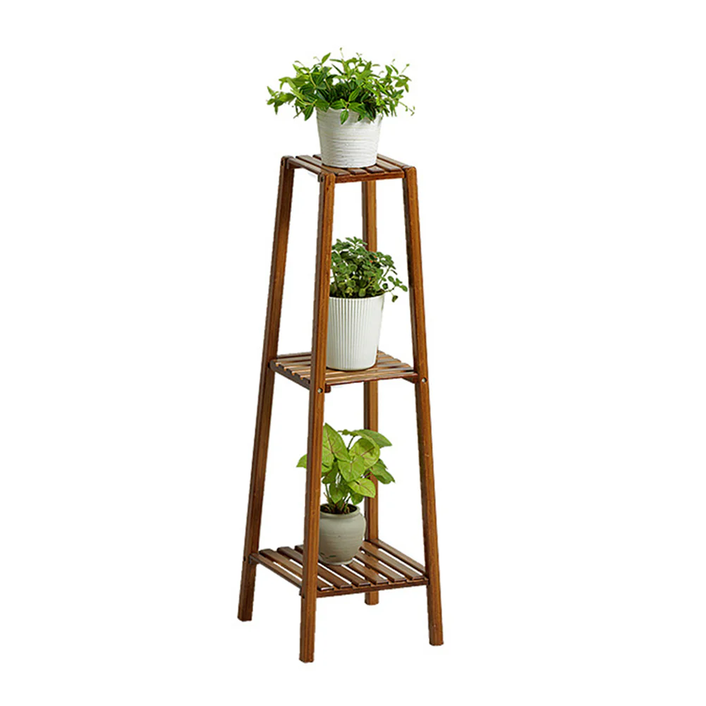 Lifeideas Indoor Plant Stand Solid Wood Display Shelf - Image 3