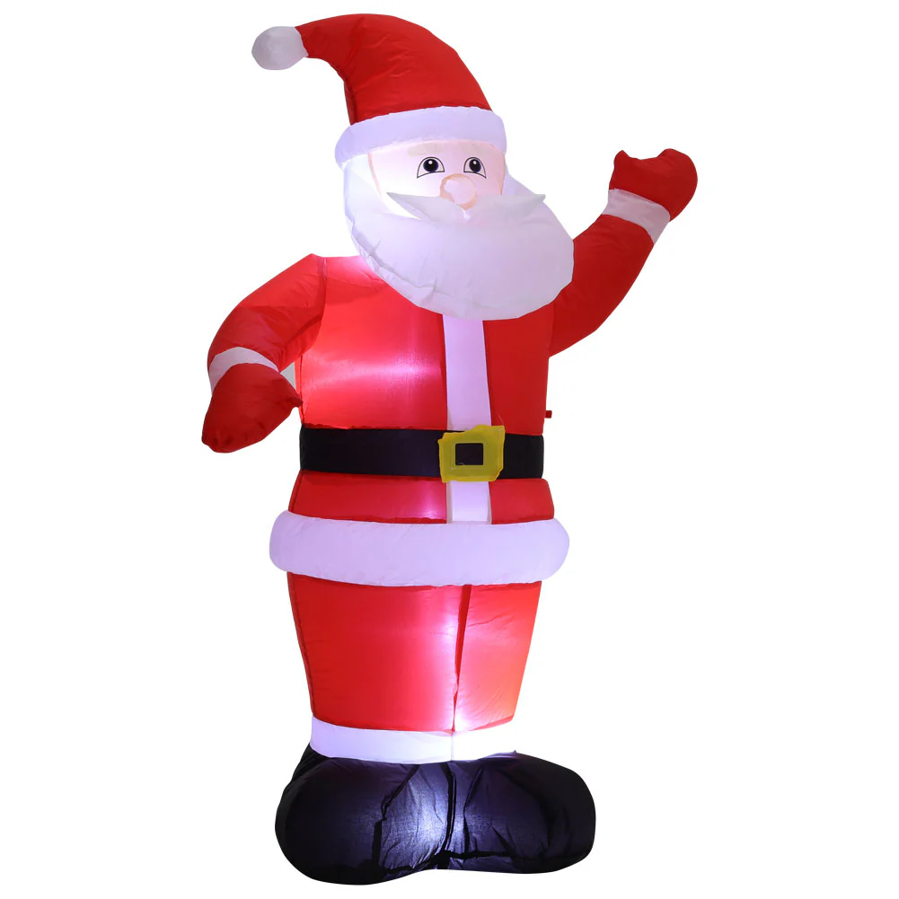 Lifeideas Inflatable Santa Claus Christmas Yard Decoration with LED - Image 7