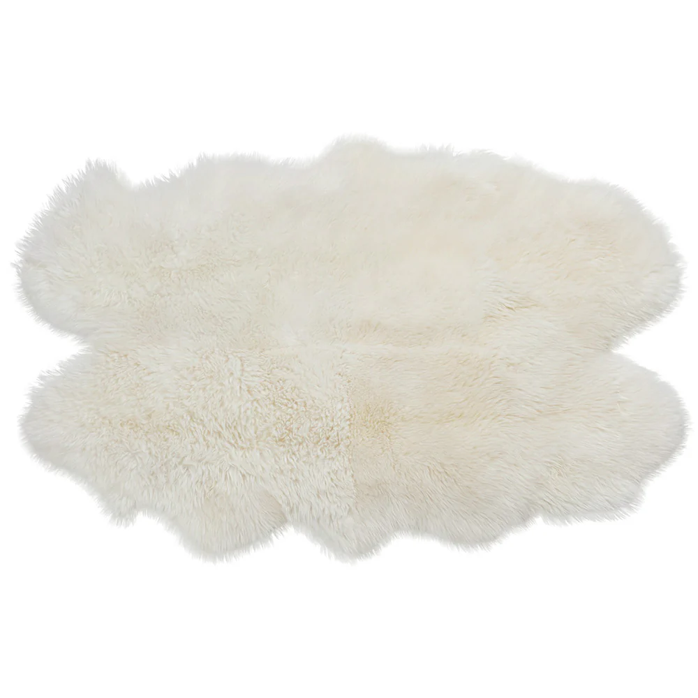 Lifeideas Irregular Shaped Super Soft Shaggy Area Rug - Image 3