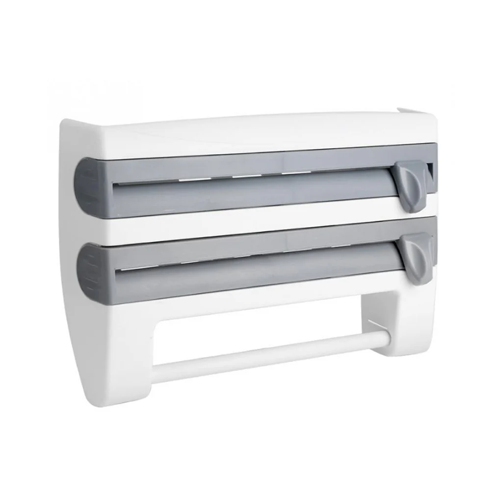Lifeideas Kitchen Cling Film Foil Roll Dispenser with Slide Cutters - Image 7
