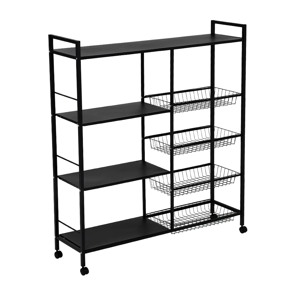 Lifeideas Kitchen Microwave Oven Vegetable Storage Cart - Image 4