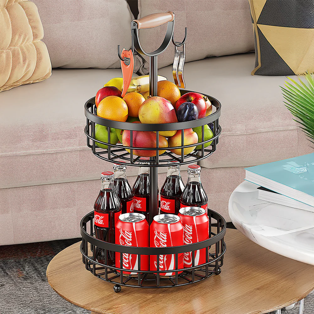 Lifeideas Kitchen Storage Basket with Detachable Baskets - Image 2