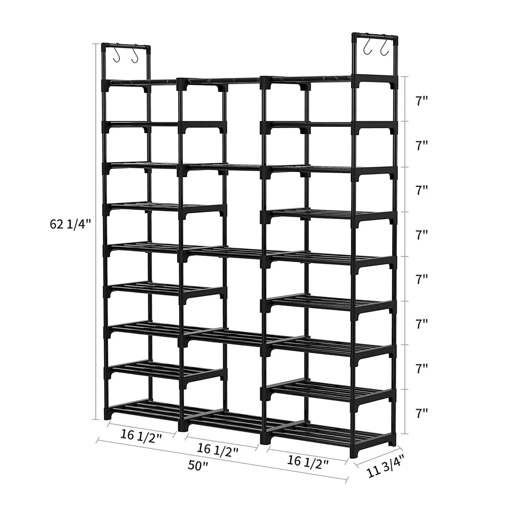 Lifeideas Large Open-Style Shoe Rack - Image 7