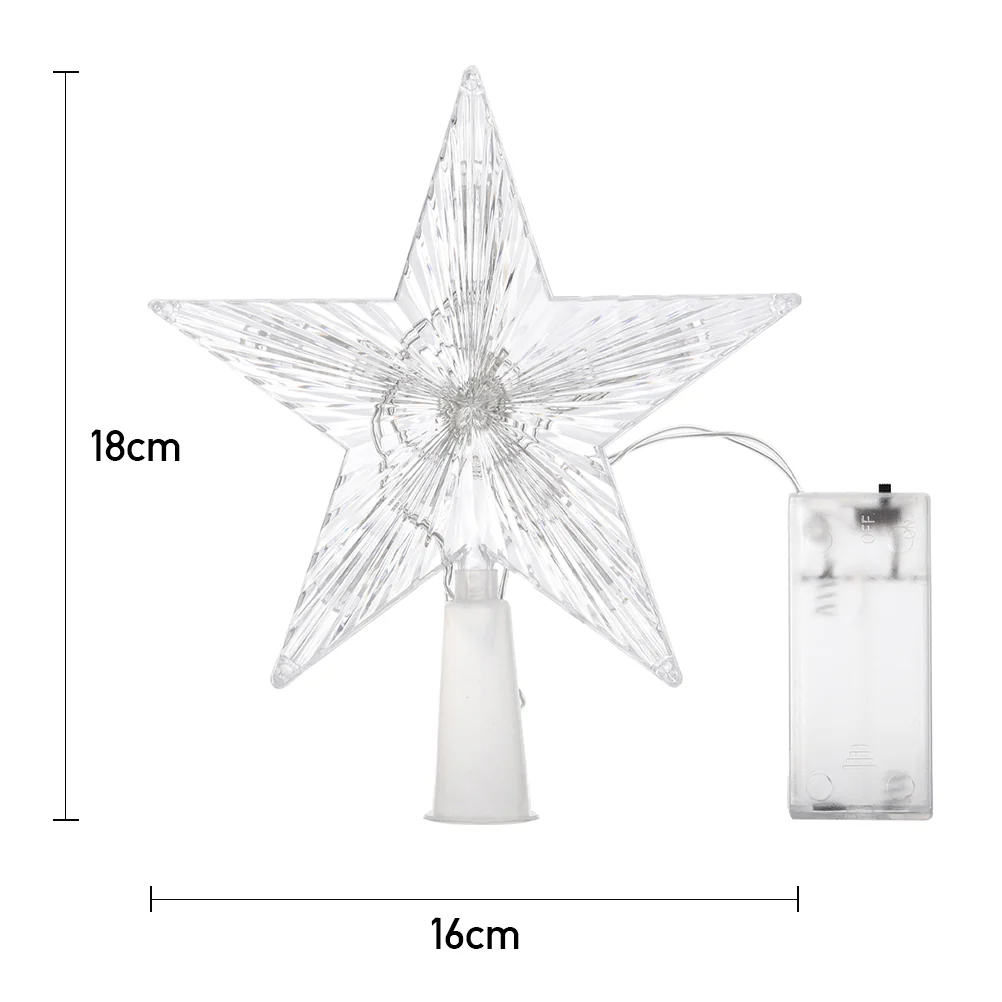 Lifeideas LED Christmas Star Tree Topper - Image 6