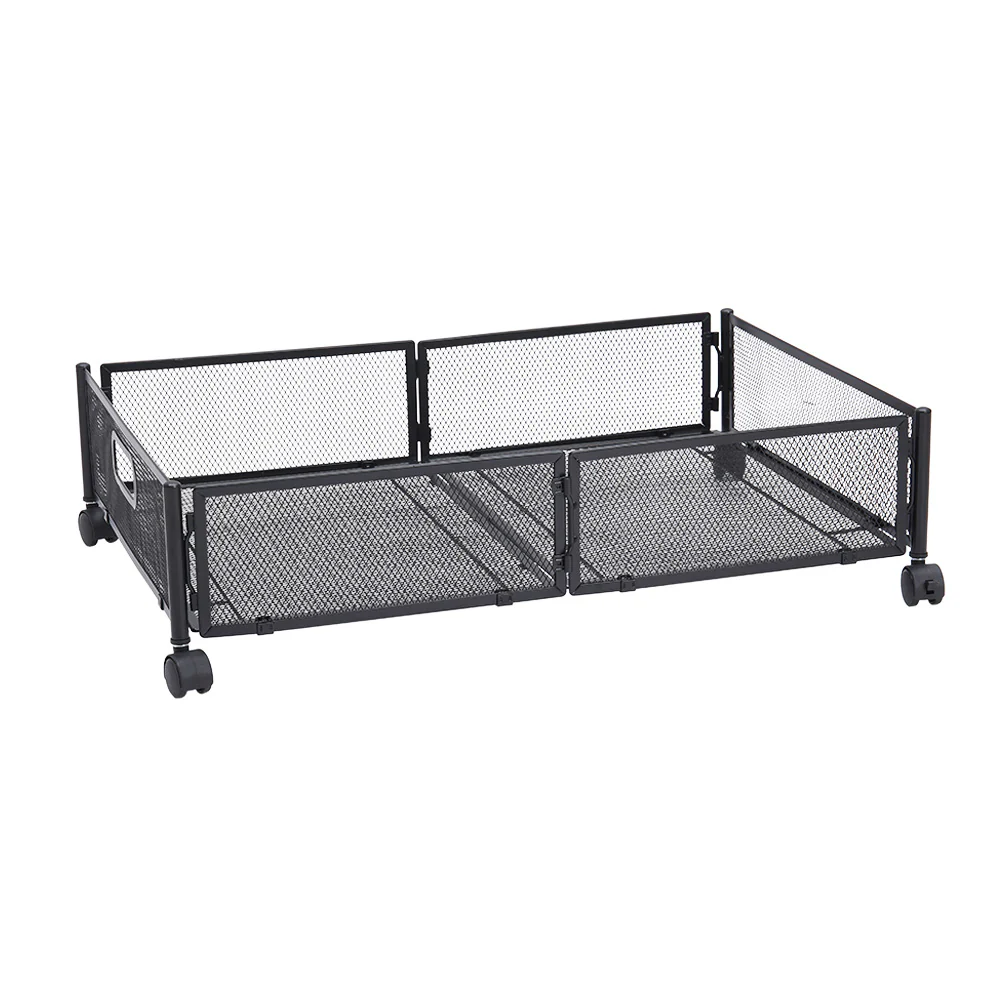 Lifeideas Metal Underbed Wheeled Storage Container - Image 4