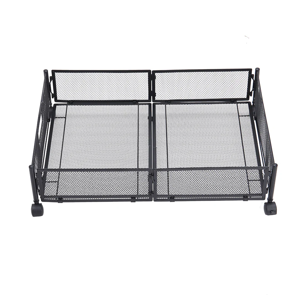Lifeideas Metal Underbed Wheeled Storage Container - Image 5