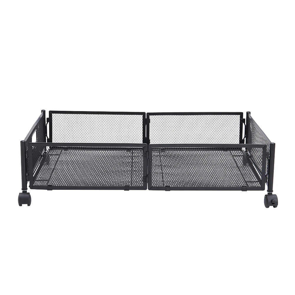 Lifeideas Metal Underbed Wheeled Storage Container - Image 6