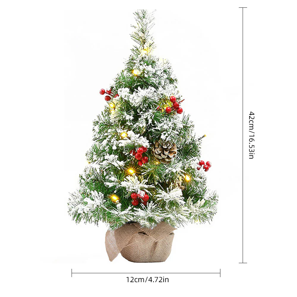 Lifeideas Mini Christmas Tree Set for Holiday Decoration - Image 7