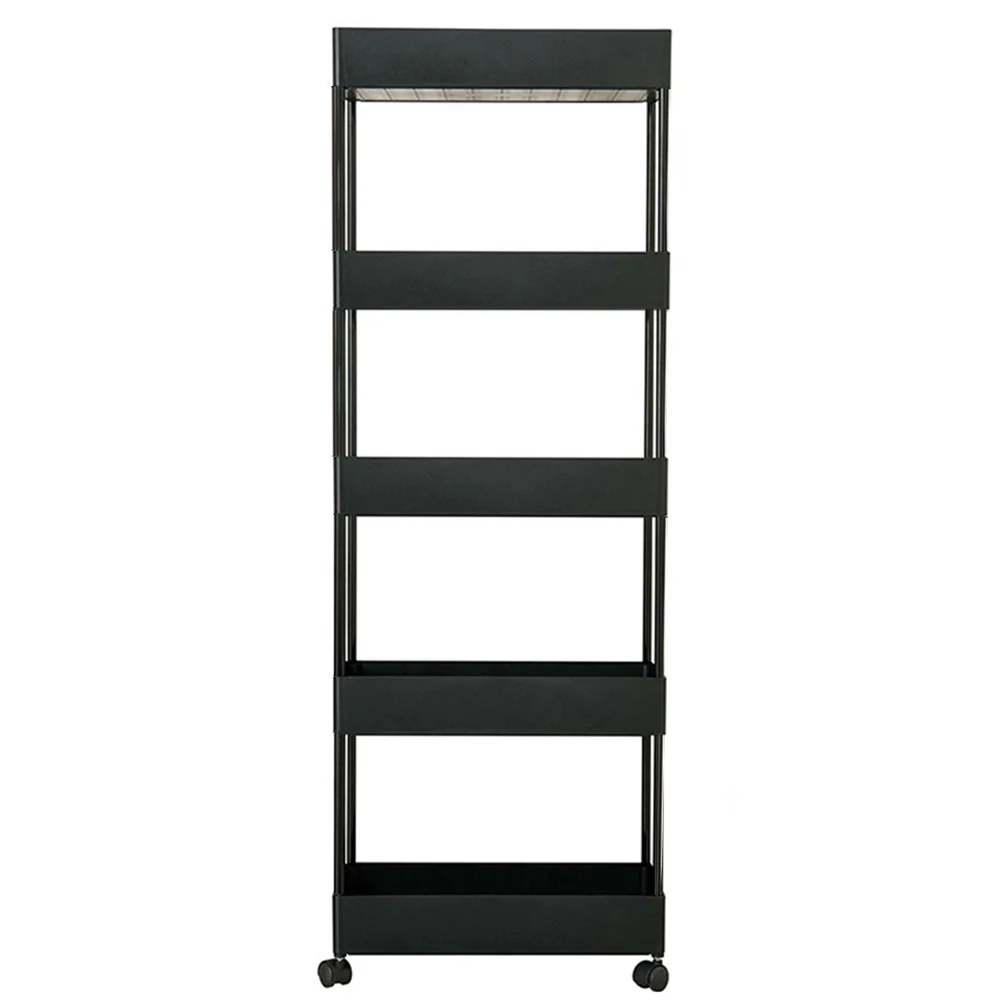 Lifeideas Mobile 5 Tier Storage Rack with Casters - Image 3