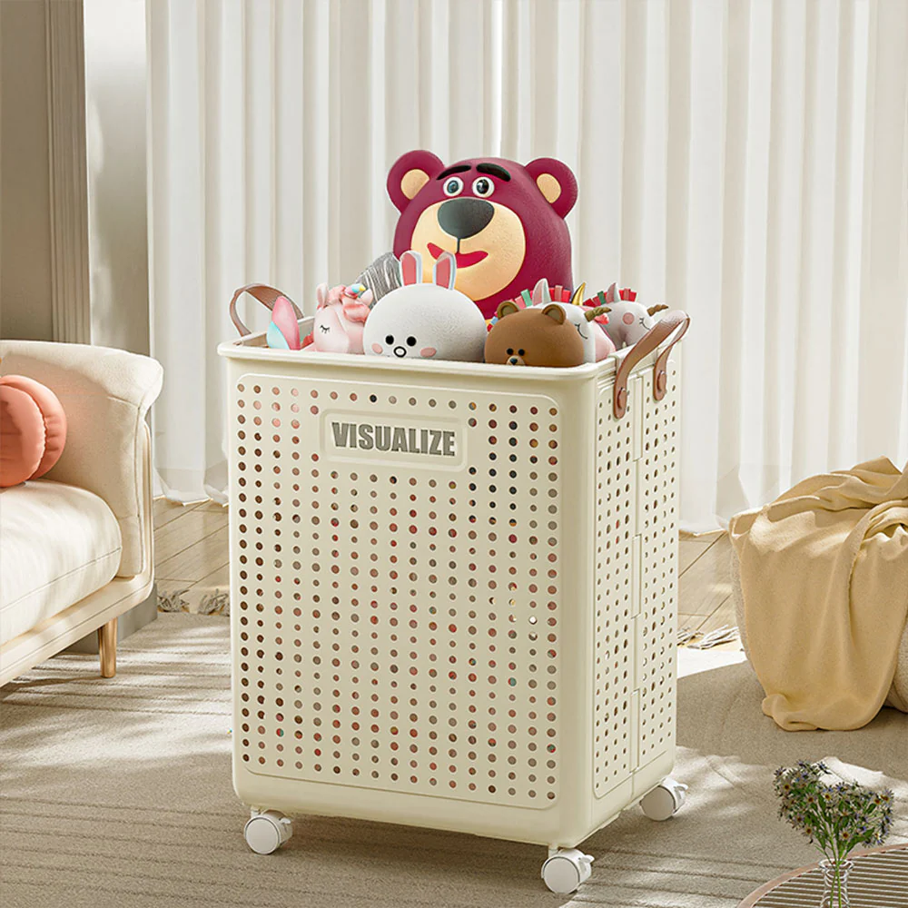 Lifeideas Mobile PP Laundry Basket - Image 2