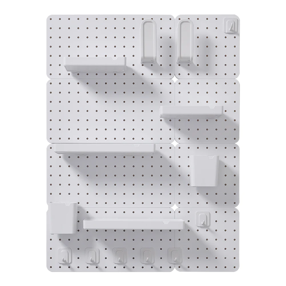 Lifeideas Modular White Wall Storage Rack - Image 3