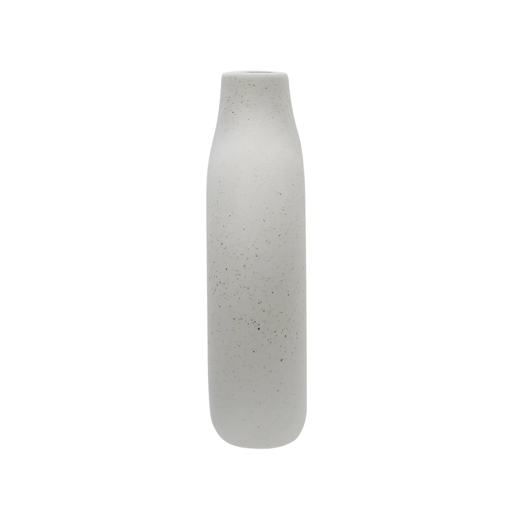 Lifeideas Nordic Style Ceramic Round Vase in White - Image 5