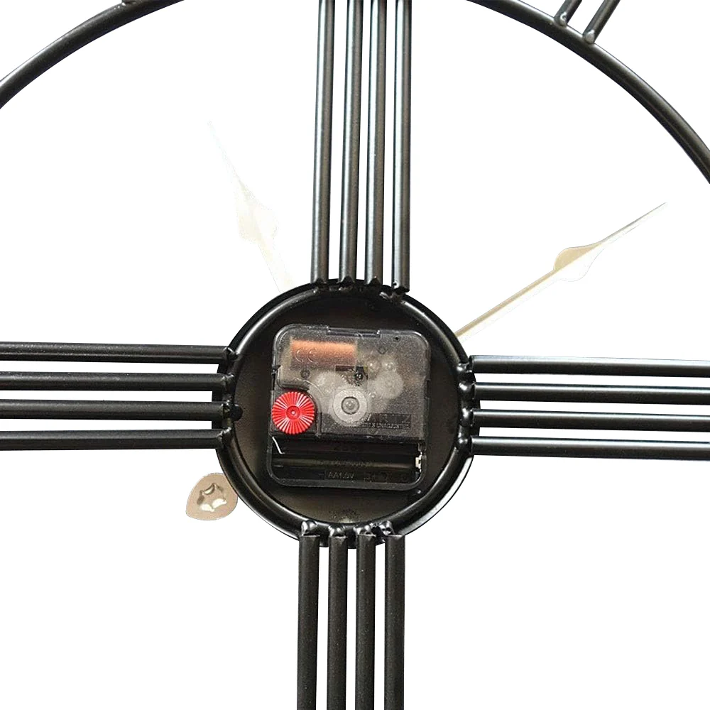 Lifeideas Oversized Decorative Cut Out Metal Wall Clock - Image 4