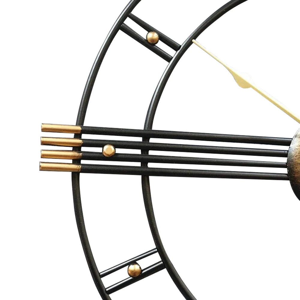 Lifeideas Oversized Decorative Cut Out Metal Wall Clock - Image 5