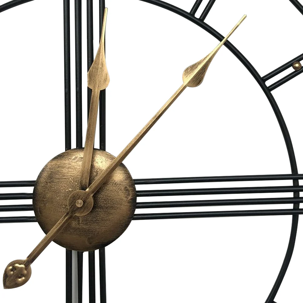 Lifeideas Oversized Decorative Cut Out Metal Wall Clock - Image 6