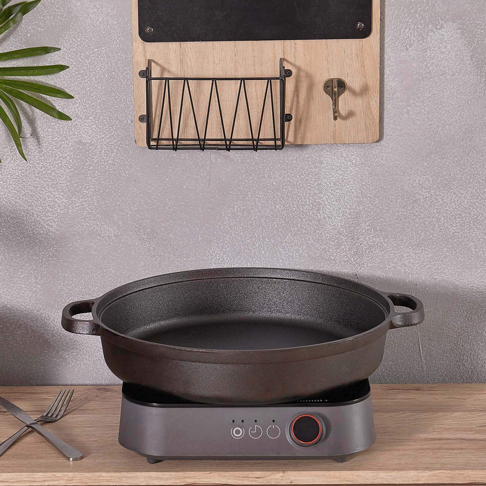 Lifeideas Premium Quality Cast Iron Cookware Pan - Image 2