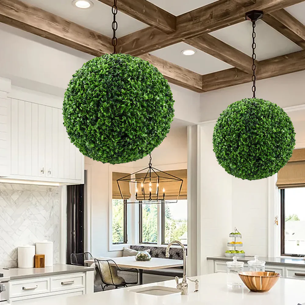 Lifeideas Realistic Artificial Boxwood Grass Ball - Image 2