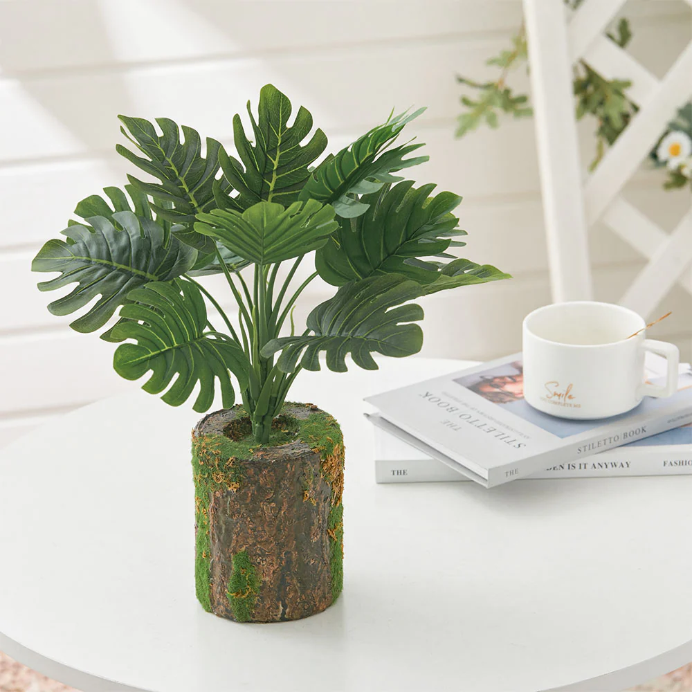 Lifeideas Realistic Turtle Shell Leaf Indoor Decoration