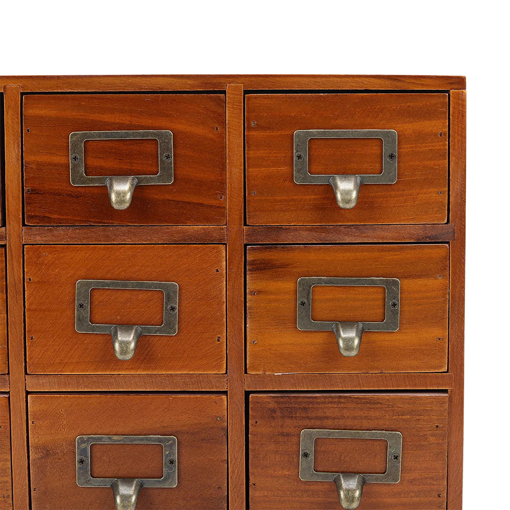 Lifeideas Retro Wooden Drawer Organzier Box - Image 8