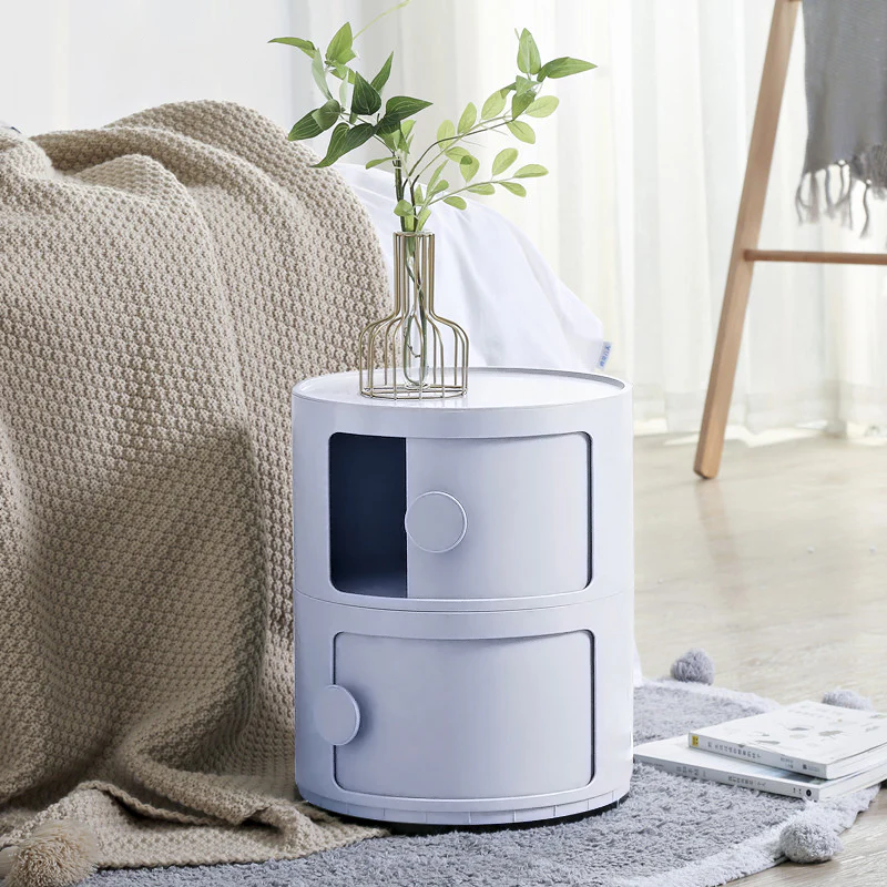 Lifeideas Round Compact Drawer Storage Unit