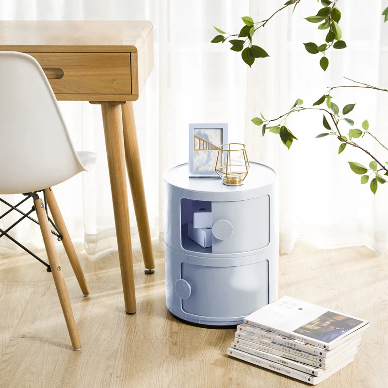 Lifeideas Round Compact Drawer Storage Unit - Image 2