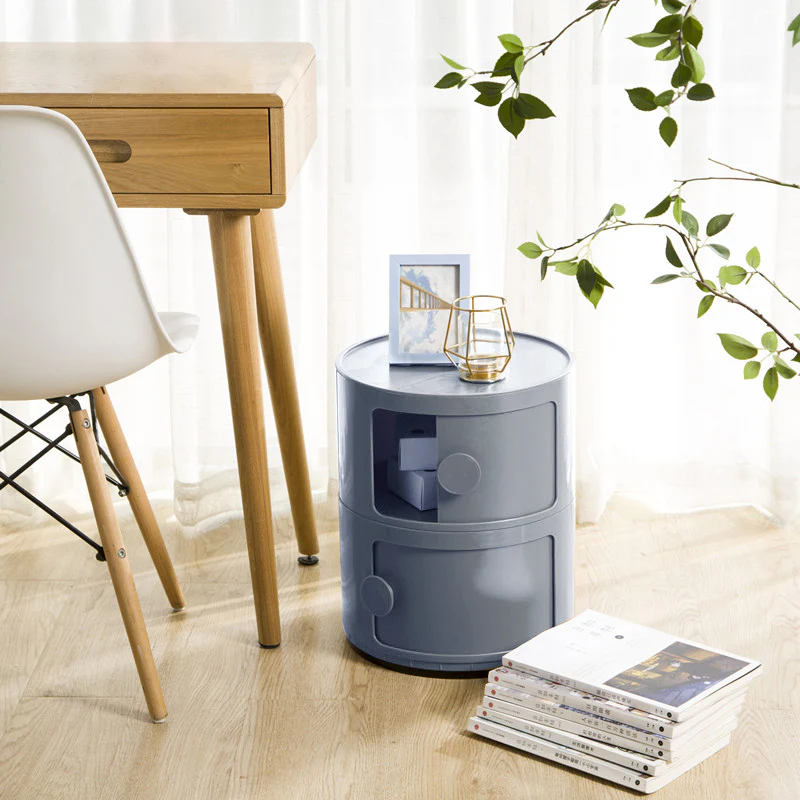 Lifeideas Round Multi-tier Drawer Storage Unit - Image 2