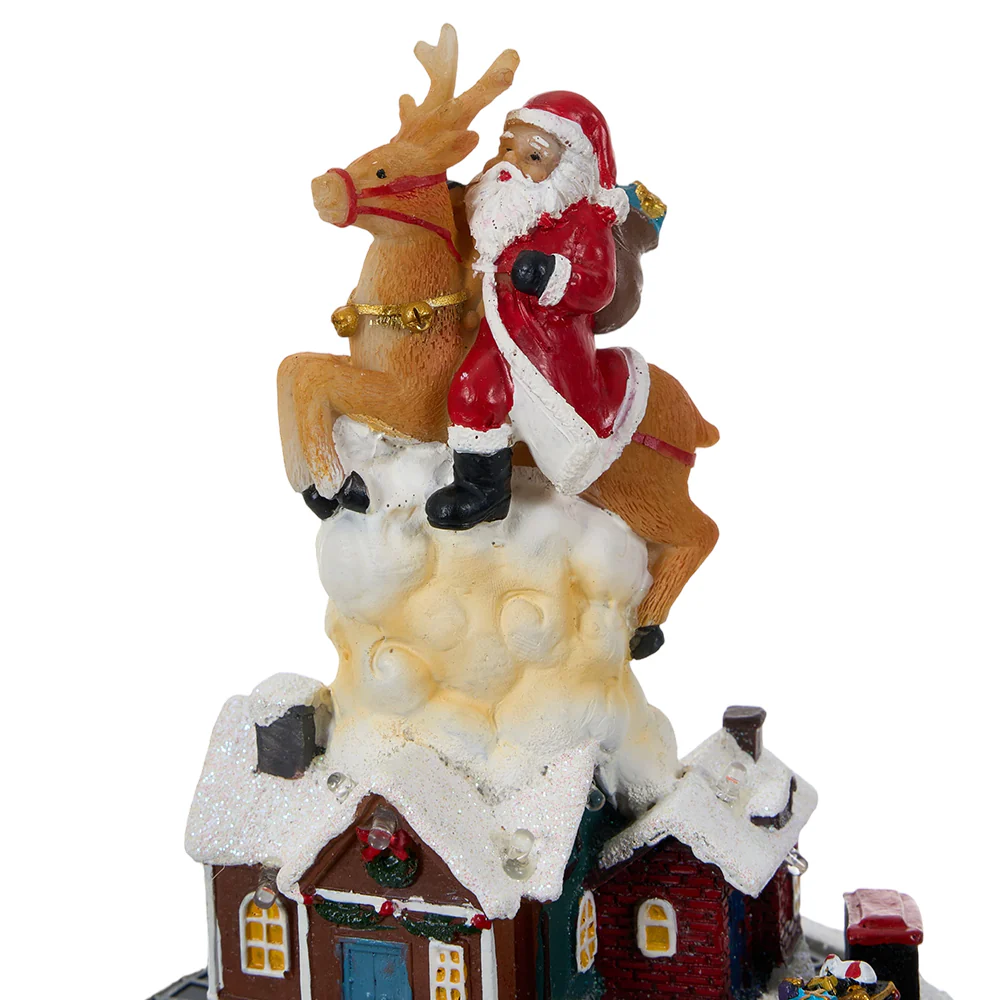 Lifeideas Santa Claus Reindeer Music Box Ornament - Image 7