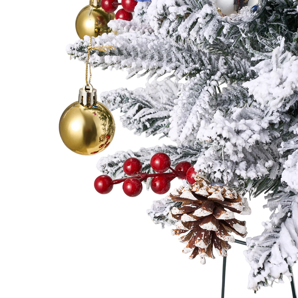 Lifeideas Set of 2 Artificial Christmas Trees with LED Decorations - Image 5