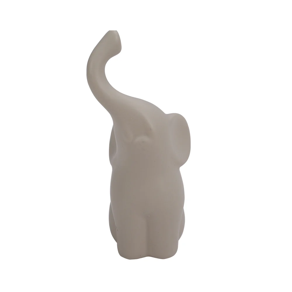 Lifeideas Set Of 2 Ceramic Couple Elephant Ornaments Decoration Figurine - Image 7