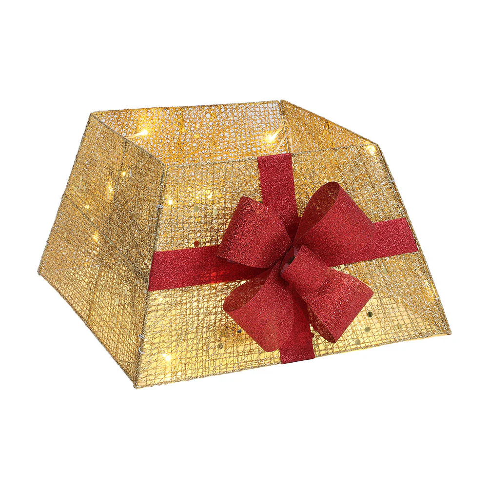 Lifeideas Square Tree Collar Basket with Bow