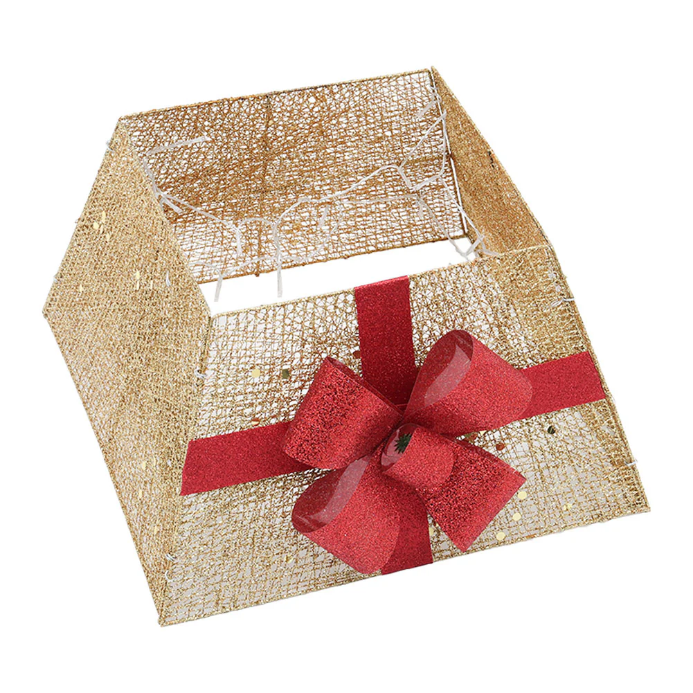 Lifeideas Square Tree Collar Basket with Bow - Image 5